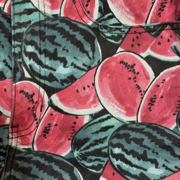 American Apparel Watermelon Print Women's Shorts Size 28/29 Summer Time Sandia - Picture 4 of 9